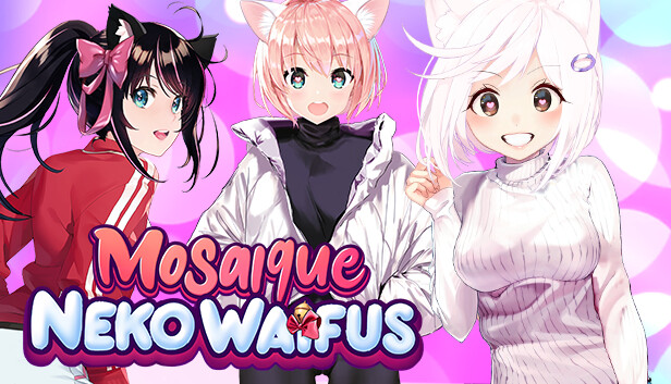 Mosaique Neko Waifus artwork