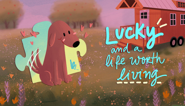 Lucky and a life worth living - a jigsaw puzzle tale artwork