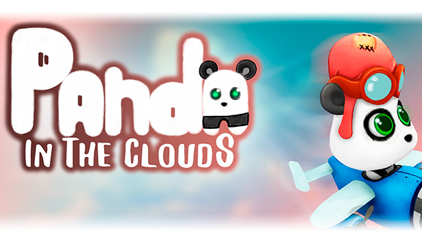 Panda in the clouds artwork