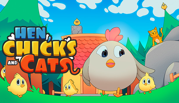 HEN, CHICKS AND CATS artwork