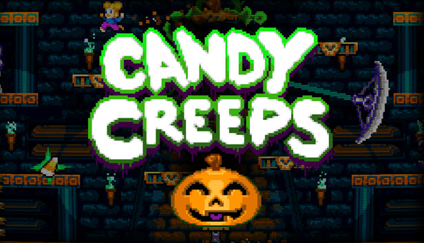Digital Eclipse Arcade: Candy Creeps artwork