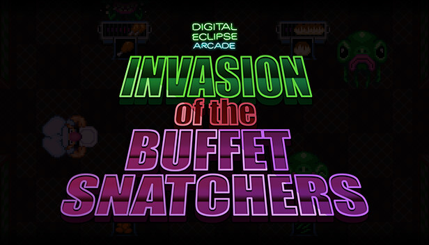 Digital Eclipse Arcade: Invasion of the Buffet Snatchers artwork
