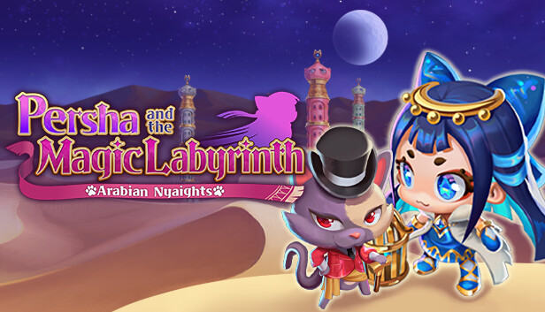 Persha and the Magic Labyrinth -Arabian Nyaights- artwork
