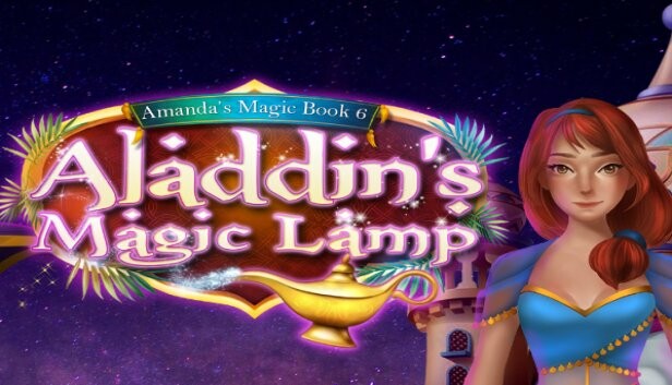 Amanda's Magic Book 6: Aladdin's Magic Lamp artwork