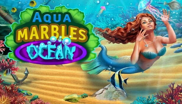 Aqua Marbles - Ocean artwork