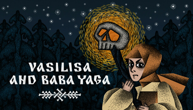 Vasilisa and Baba Yaga artwork