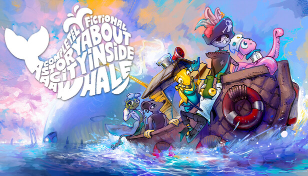 A Completely Fictional Story About a City Inside a Whale artwork