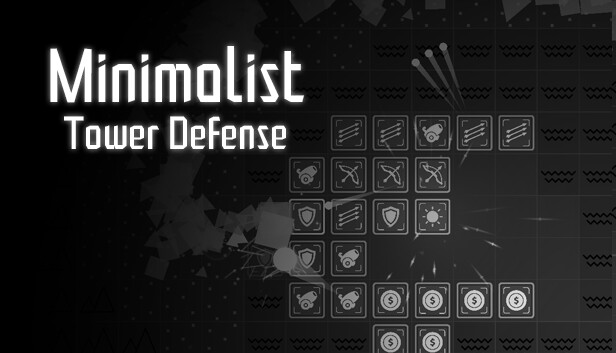 Minimalist Tower Defense artwork