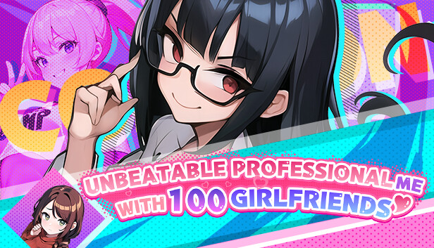 Unbeatable professional me with 100 girlfriends artwork