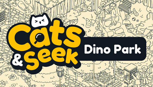 Cats and Seek: Dino Park artwork