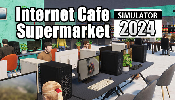 Supermarket & Internet Cafe Simulator artwork