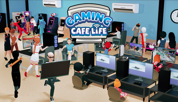 Gaming Cafe Life artwork