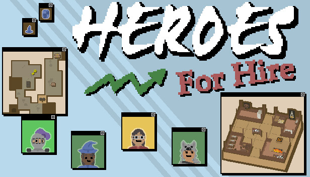Heroes For Hire - Guild Micromanagement Simulator artwork