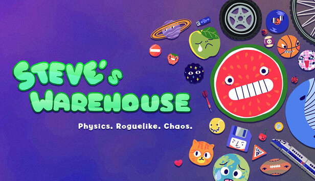 Steve's Warehouse: Physics. Roguelike. Chaos. artwork