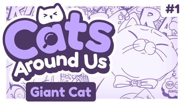 Cats Around Us: Giant Cat artwork