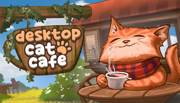 Desktop Cat Cafe artwork