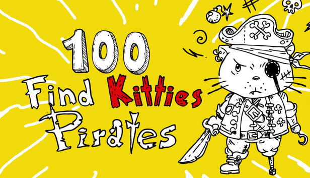 100 Find Kitties: Pirates artwork
