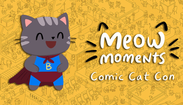 Meow Moments: Comic Cat Con artwork
