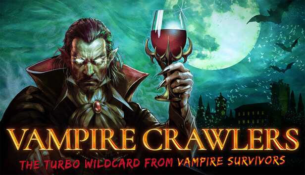 Vampire Crawlers: The Turbo Wildcard from Vampire Survivors artwork