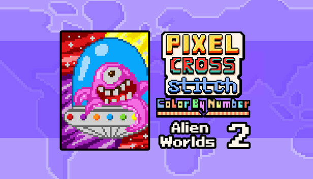 Pixel Cross Stitch - Alien Worlds Pack 2 artwork
