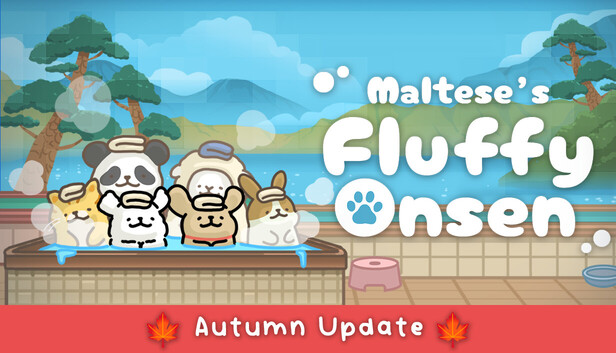 Maltese's Fluffy Onsen artwork