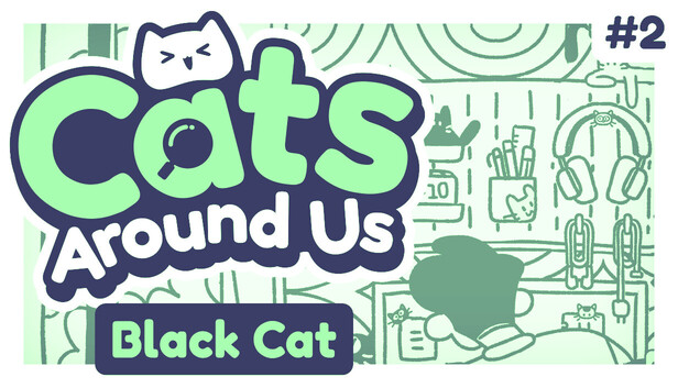 Cats Around Us: Black Cat artwork