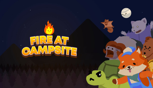 Fire at Campsite artwork