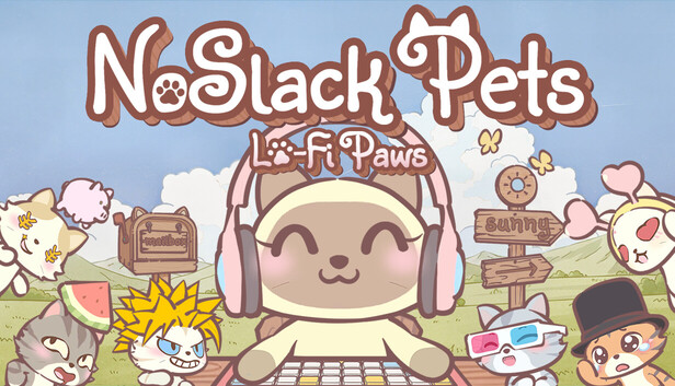 NoSlack Pets: Lo-Fi Paws artwork