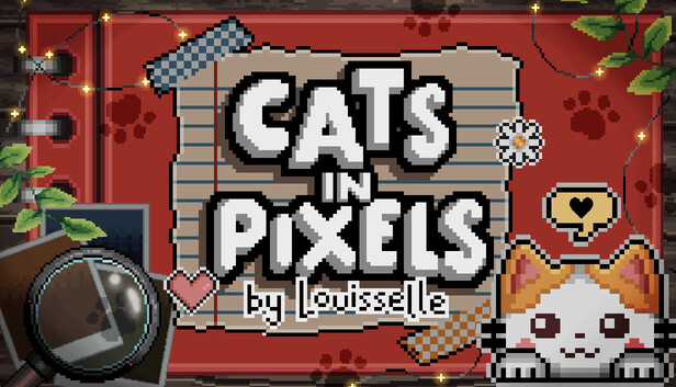 Cats in Pixels by Louisselle artwork