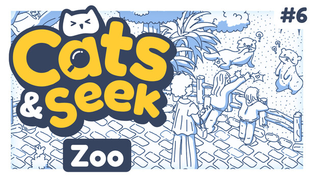 Cats and Seek: Zoo artwork