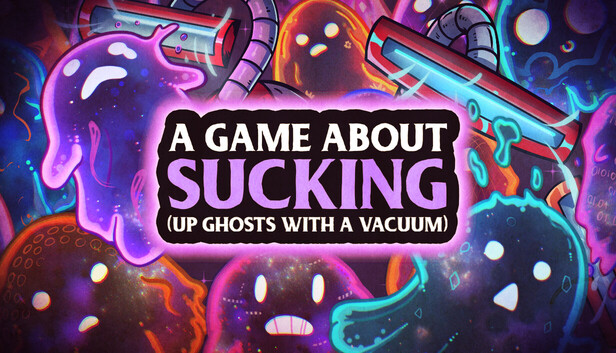 A game about sucking (up ghosts with a Vacuum) artwork