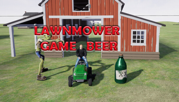 Lawnmower Game Beer artwork