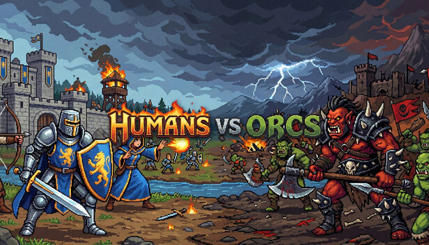 Humans Vs Orcs artwork