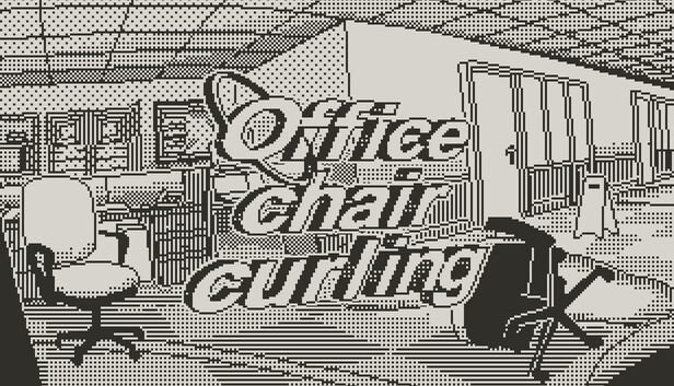 office chair curling artwork